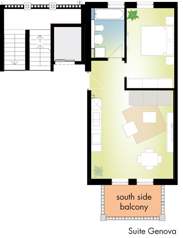 Floor Plan Suite GENOVA