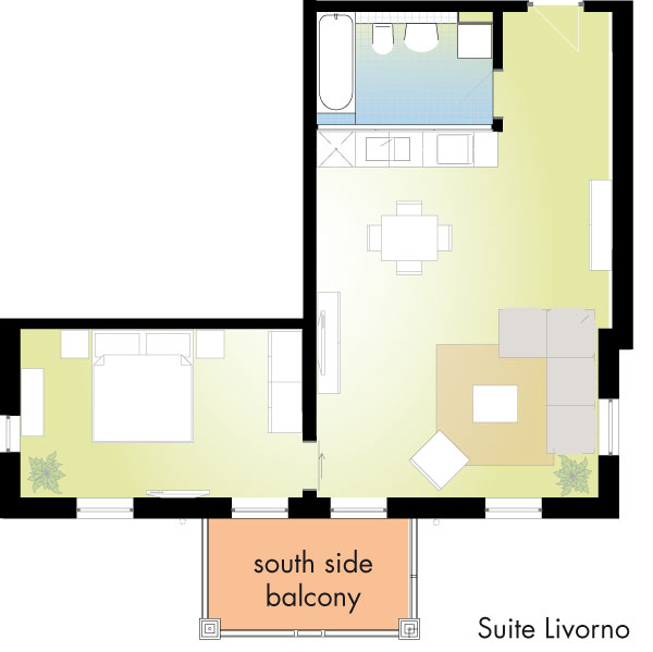 Floor Plan Suite LIVORNO