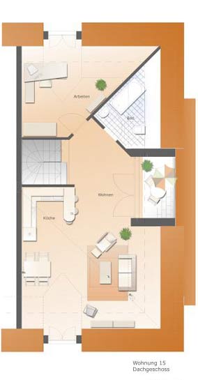 Floor Plan Penthouse Bologna DG